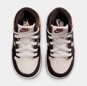 Air Jordan 1 Retro High OG Toddler's Love Letter Shadow Brown/Shadow Brown-Soft Pearl-Light British Tan-Team Red FD1413-201
