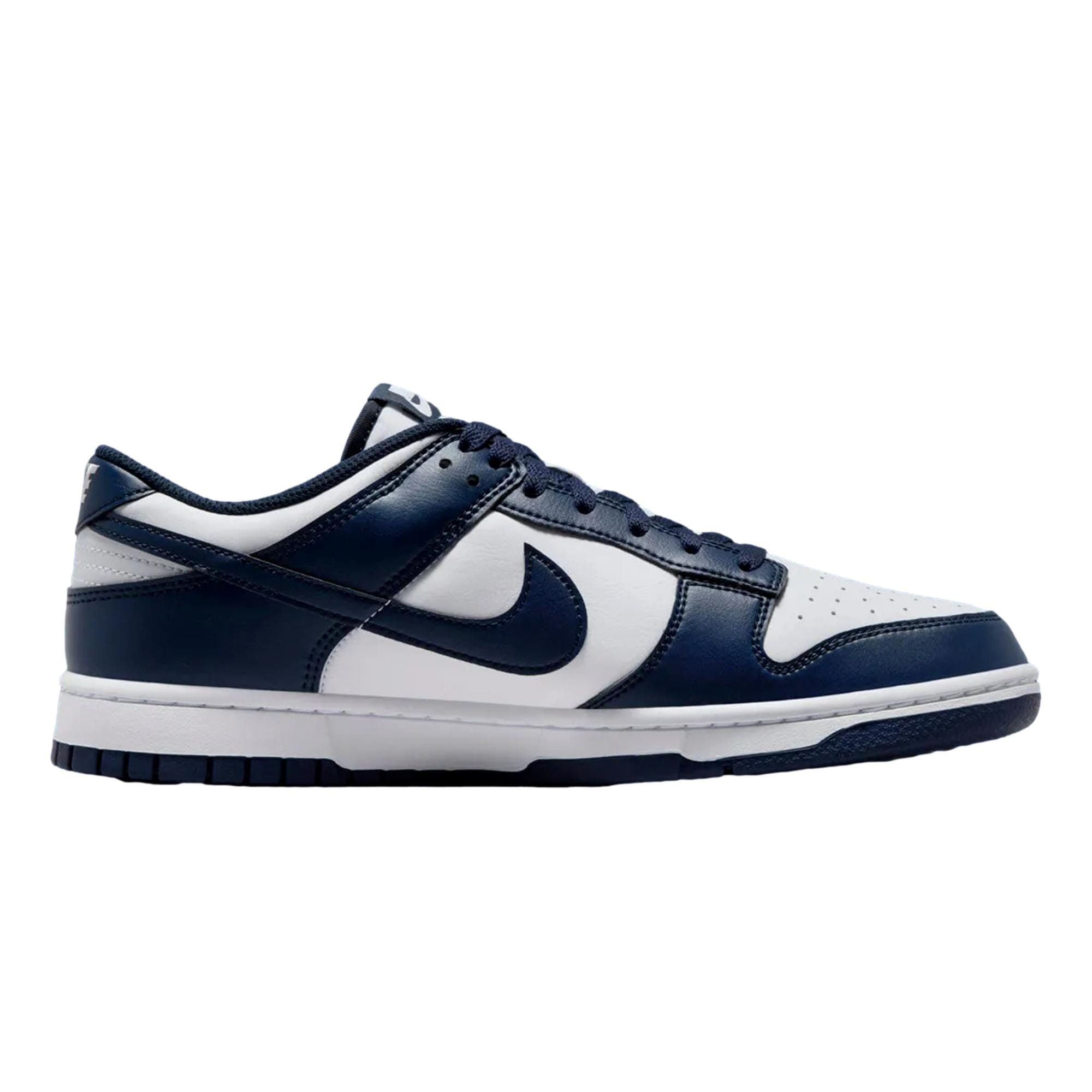 Men's Nike Dunk Low Retro White / Midnight Navy - White HF5441-107