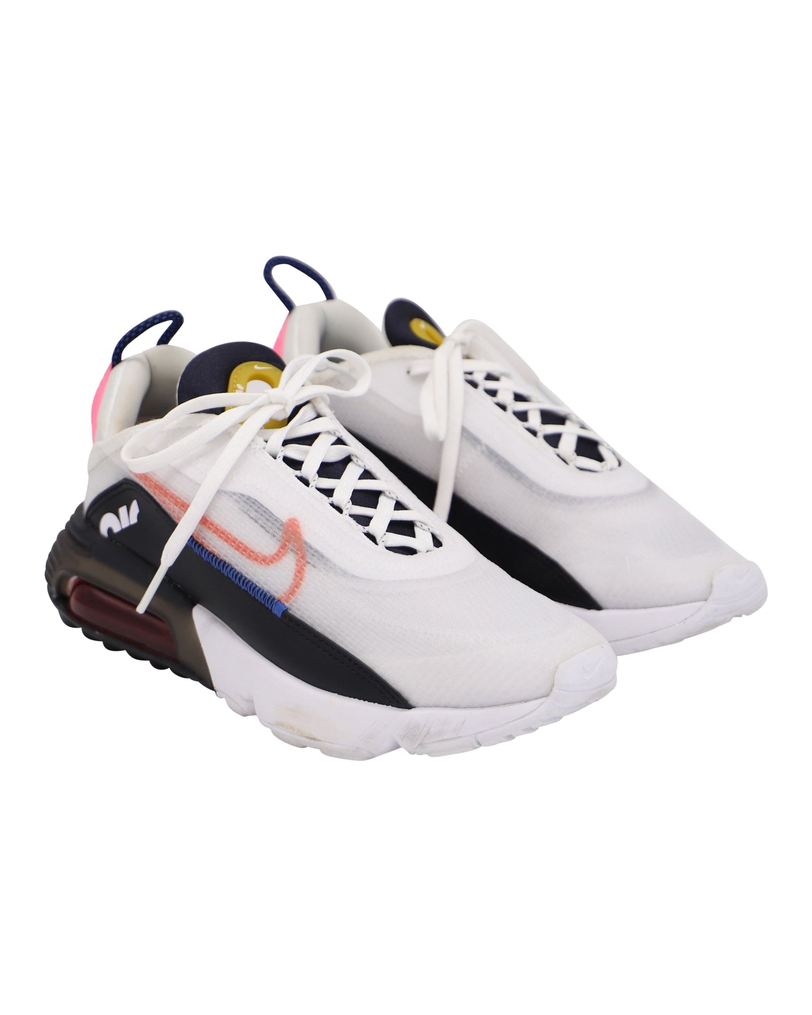 Nike Air Max 2090 Sneakers in White Starfish Pink Glow Synthetic