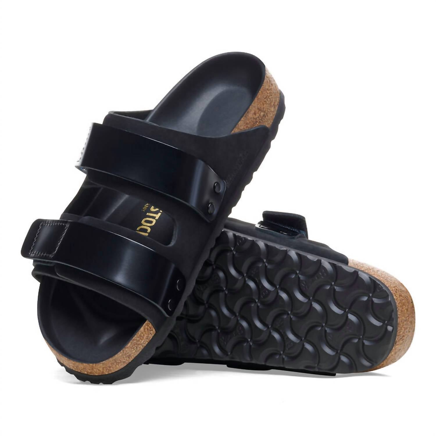 Women’S Uji Nubuck Leather Sandal In Black