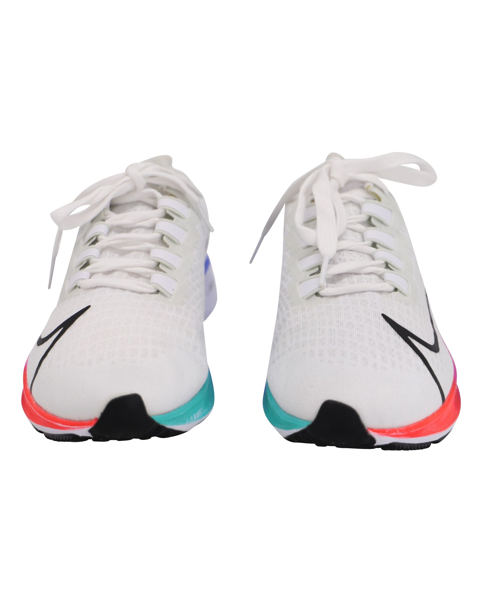 Nike Air Zoom Pegasus 37 Running Shoes in White Polyester