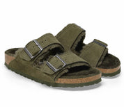 Women's Arizona Shearling Sandal In Thyme