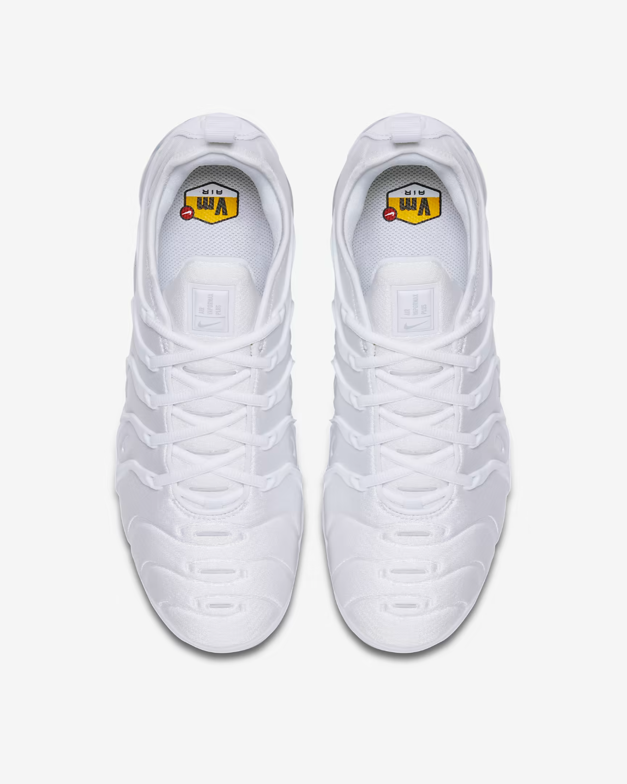Men's Nike Air VaporMax Plus 924453-100 Sneakers White Pure Platinum Running Shoes