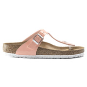 Women's Gizeh Patent Sandals In Peach