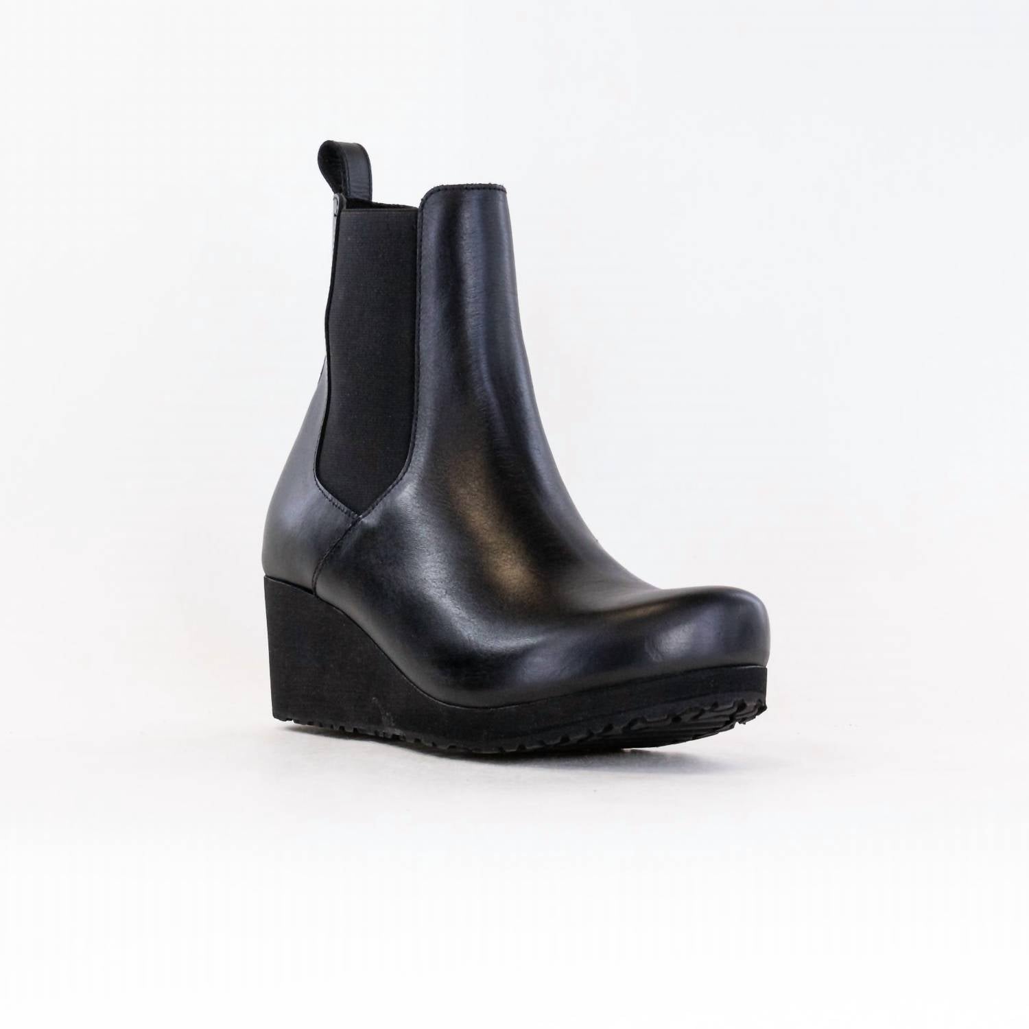 Women's Papillio Ebba Slip On Boot In Black Leather