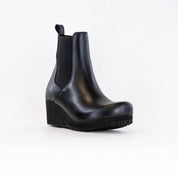 Women's Papillio Ebba Slip On Boot In Black Leather