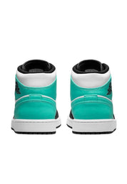 Men'S Air Jordan 1 Mid Sneaker in White/Tropical Twist/Black