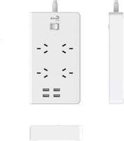 AeroCool Power board with 4 AC Outlet and 4 USB Charging Ports Power strip