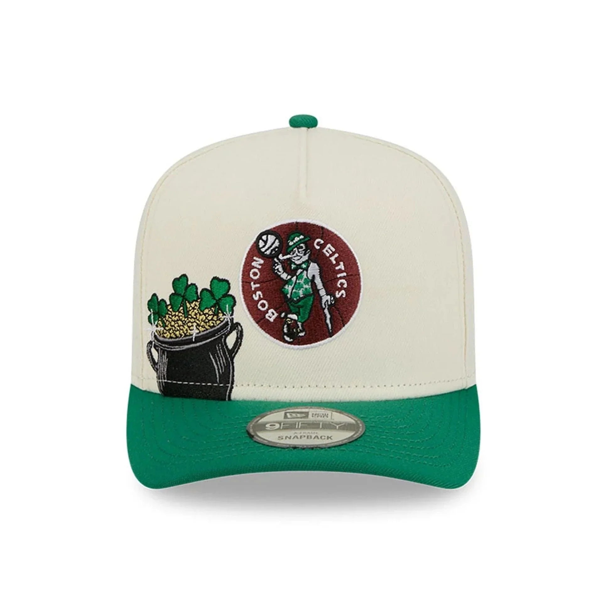 New Era Boston Celtics "Illustrated Mascot" 9FIFTY A-Frame Snapback Hat