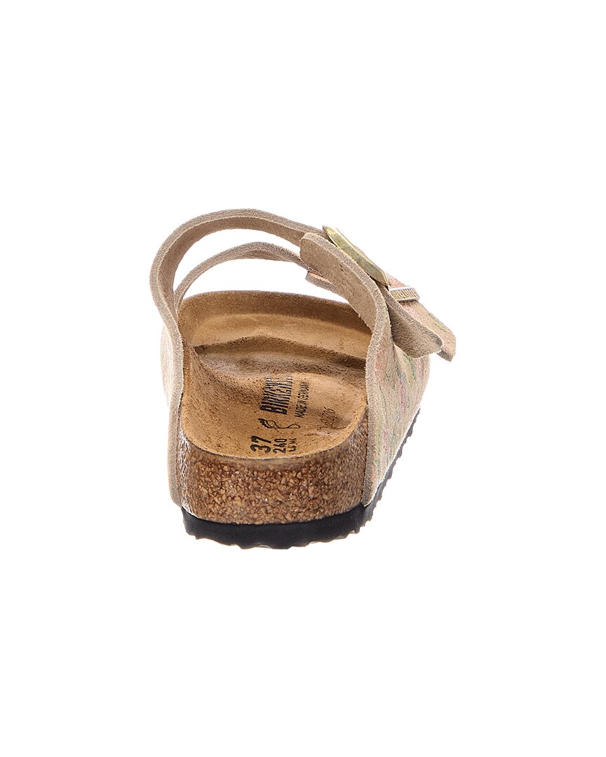 Birkenstock Arizona Flowers Sandcastle Suede Sandal