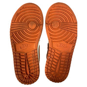Nike Jordan 1 Mid SE Sport Spice Sneakers in Orange Leather