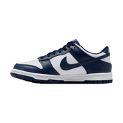 Grade-School Nike Dunk Low White / Midnight Navy - White FB9109-116