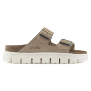 Women's Birkenstock Arizona Pap Chunky Sandals Sand Suede Slip-On VER970