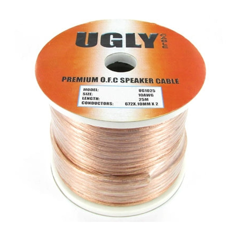 25m Speaker Cable 10 AWG OFC 672 Strands 2 Cores Figure 8 Hi-Fi Home Theatre