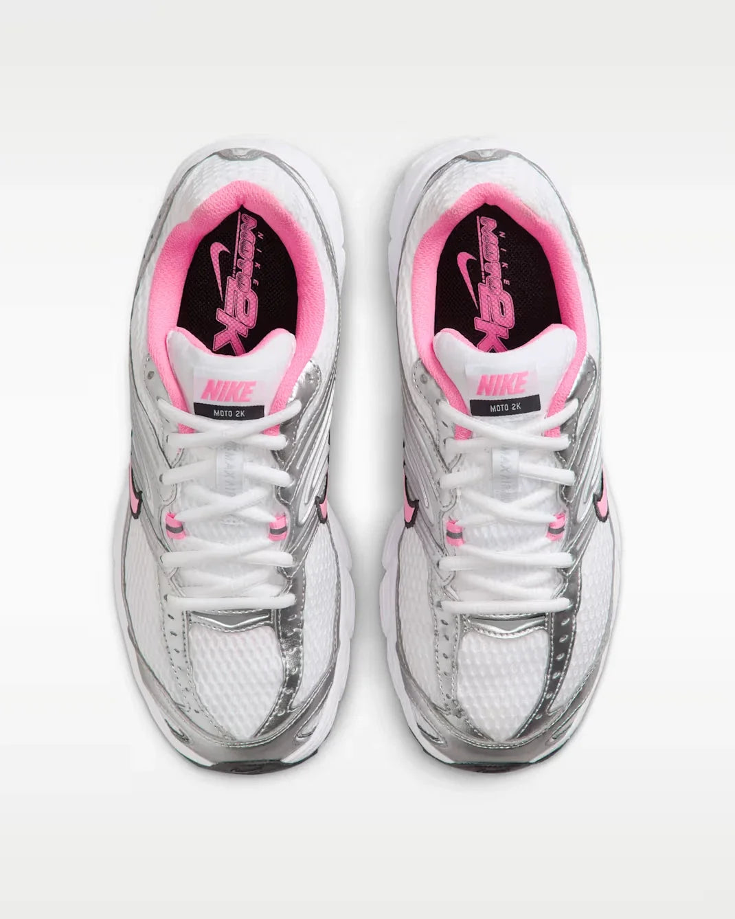 Nike Air Max Moto 2K HQ2056-101 Women's White Metallic Lifestyle Shoes LIQ634
