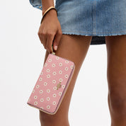 Coach Outlet Long Zip Around Wallet With Floral Print
