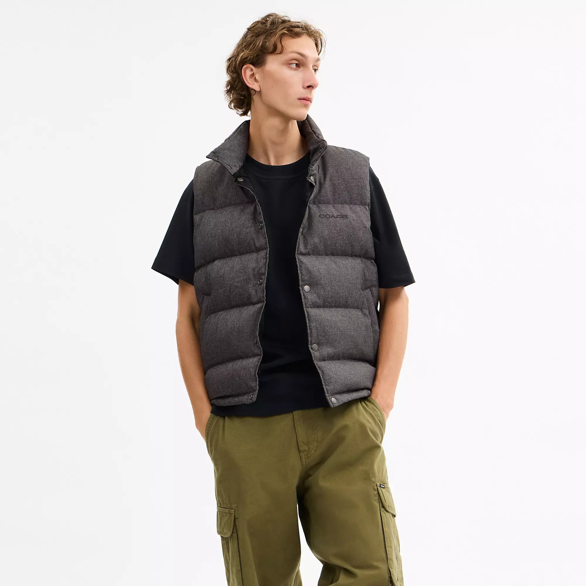 Coach Outlet Solid Down Vest
