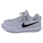 Nike Lunarepic Flyknit 2 Sneakers in Light Grey Polyester