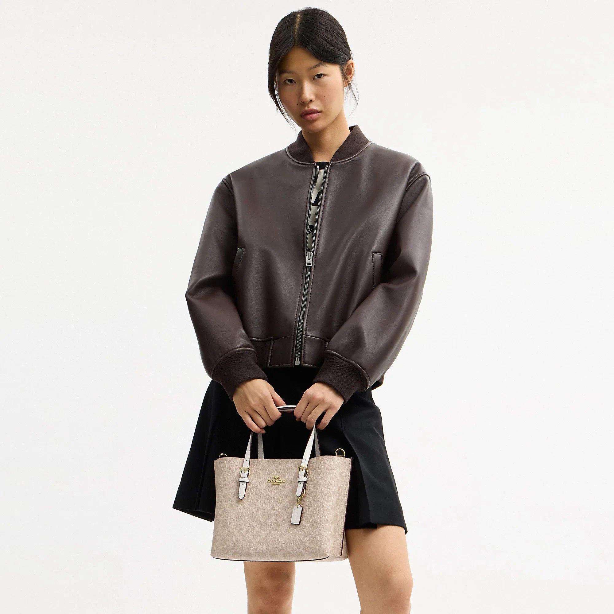 Coach Outlet Mollie Tote Bag 25 In Signature Canvas