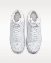 Men's Court Vision Low Next Nature Shoes In White/white-White