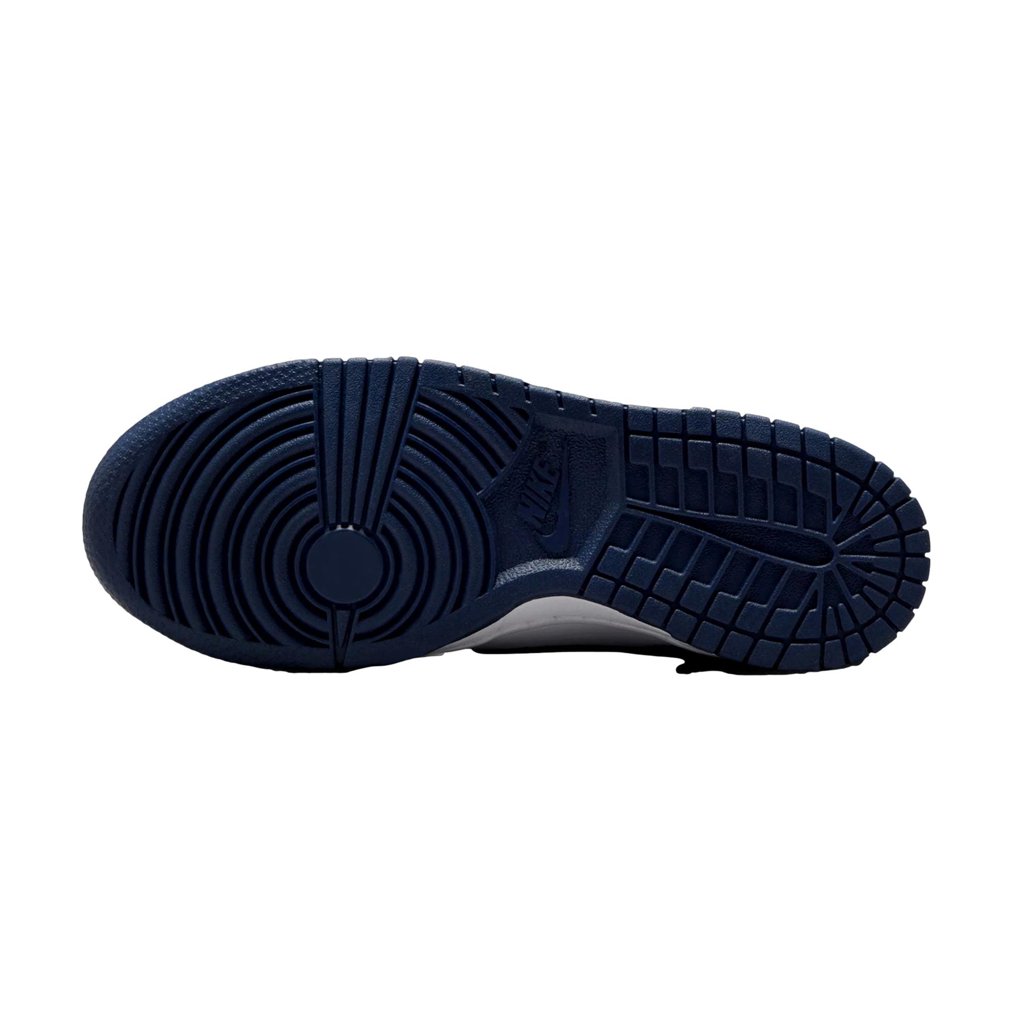 Grade-School Nike Dunk Low White / Midnight Navy - White FB9109-116