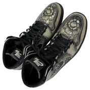 Nike Jordan 1 High Zoom Air CMFT 2 Día De Muertos Sneakers in Grey Leather