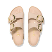 Women's Arizona Big Buckle Narrow Sandal In High Shine New Beige