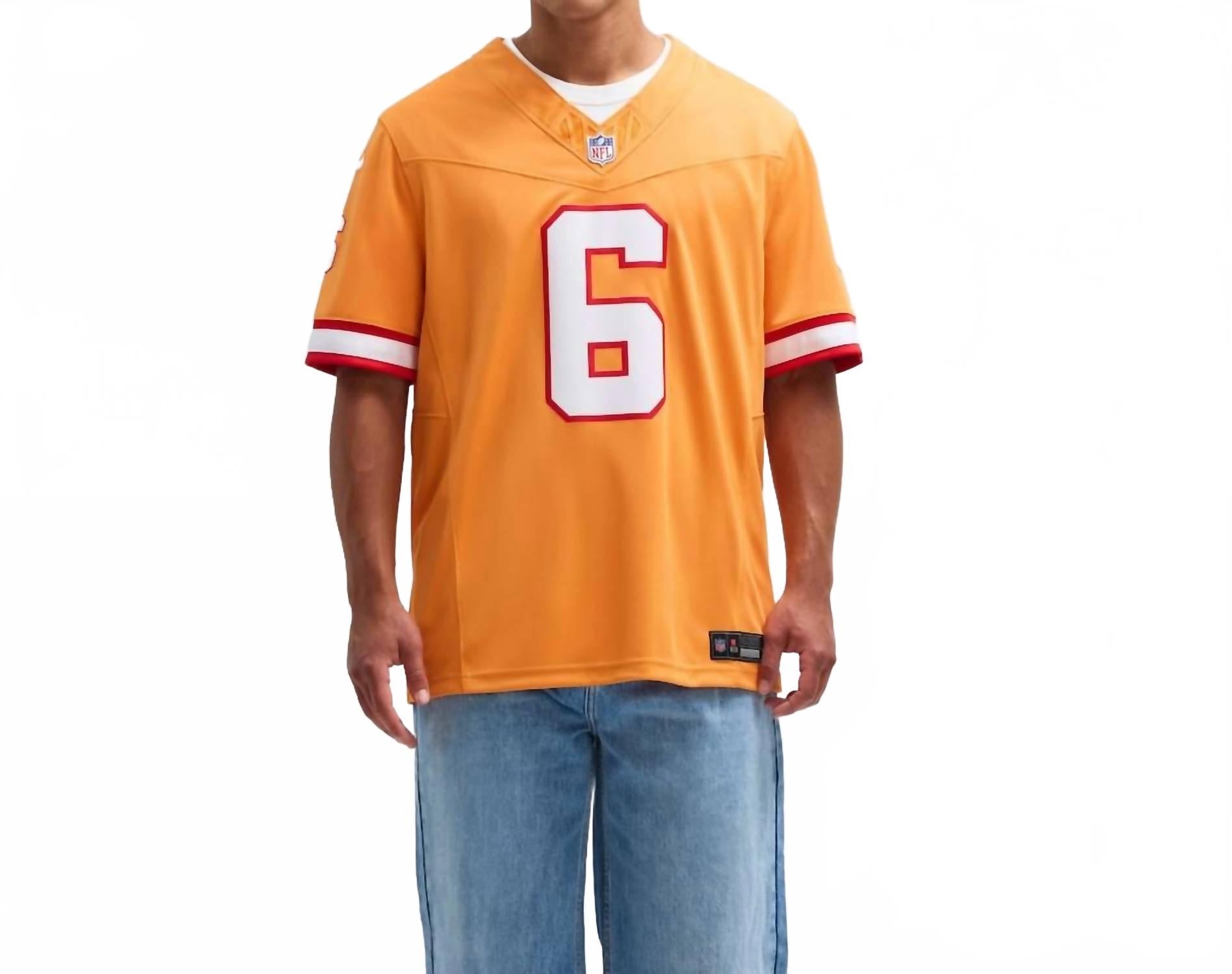Baker Mayfield Jersey Tee In Orange