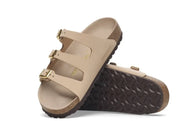 Women's Florida Nubuck Leather Sandals In Sandcastle