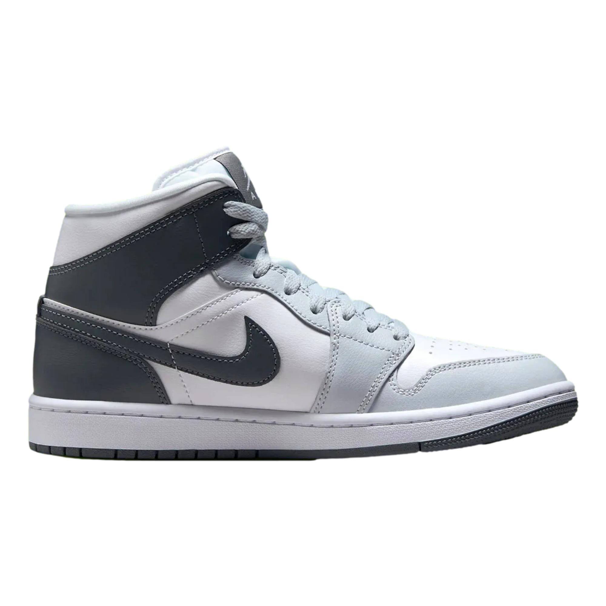 Nike Air Jordan 1 Mid White / Smoke Grey - Pure Platinum  BQ6472-113 Women's