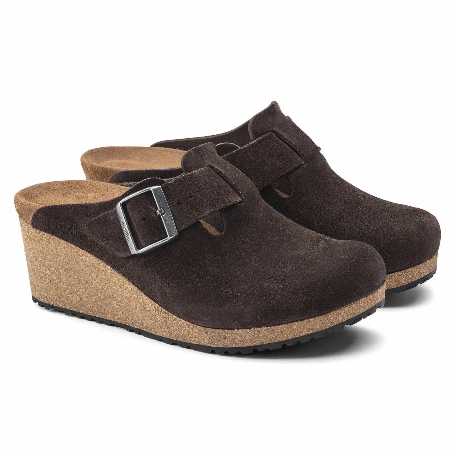 Women's Fanny Suede Clog In Roast