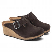 Women's Fanny Suede Clog In Roast