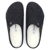 Birkenstock Zermatt 1015084 Clogs Black Shearling Wool Slipper NIN1164