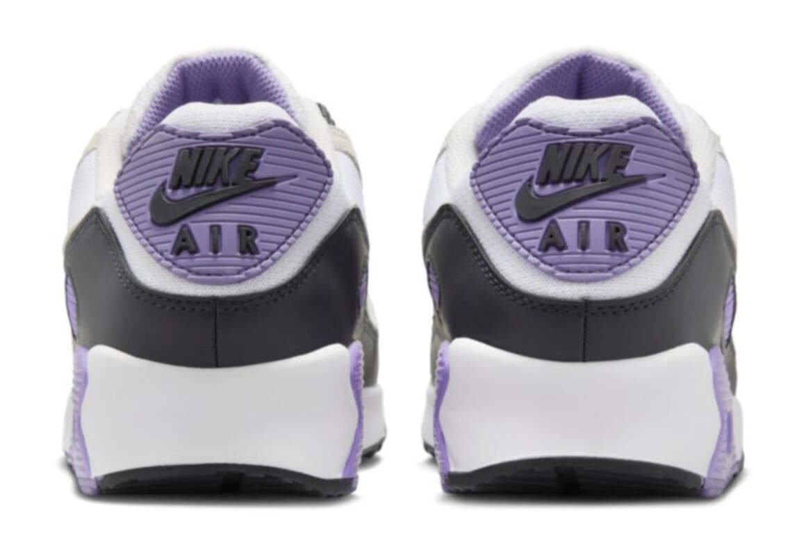 Nike Air Max 90 White Dusty Amethyst Photon Dust Light Smoke Grey