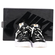 Nike x Sacai Blazer Low Sneakers in Black Patent Leather