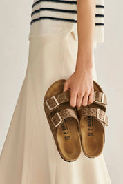 Women's Arizona Sandals In Leo Khaki