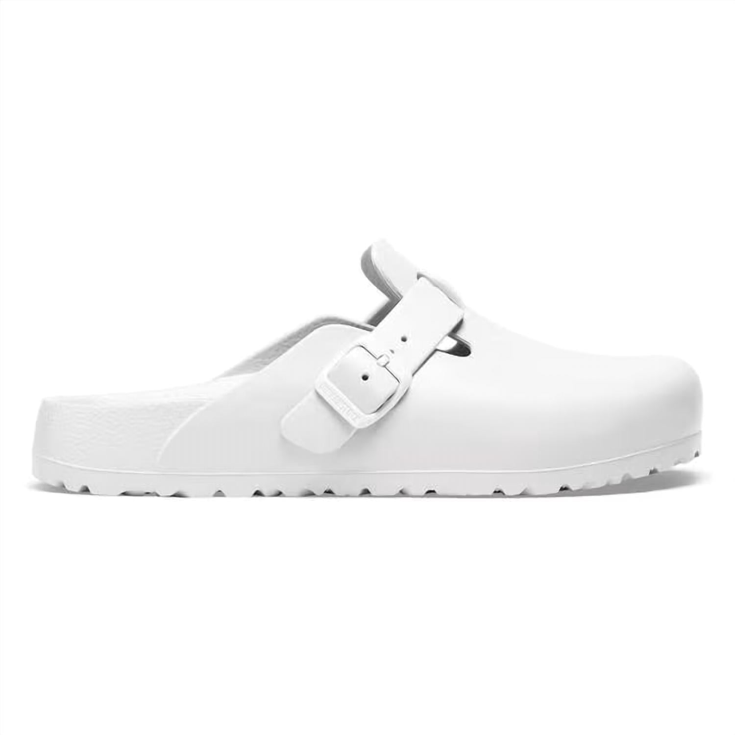 Women's Boston Eva Narrow Clogs In White