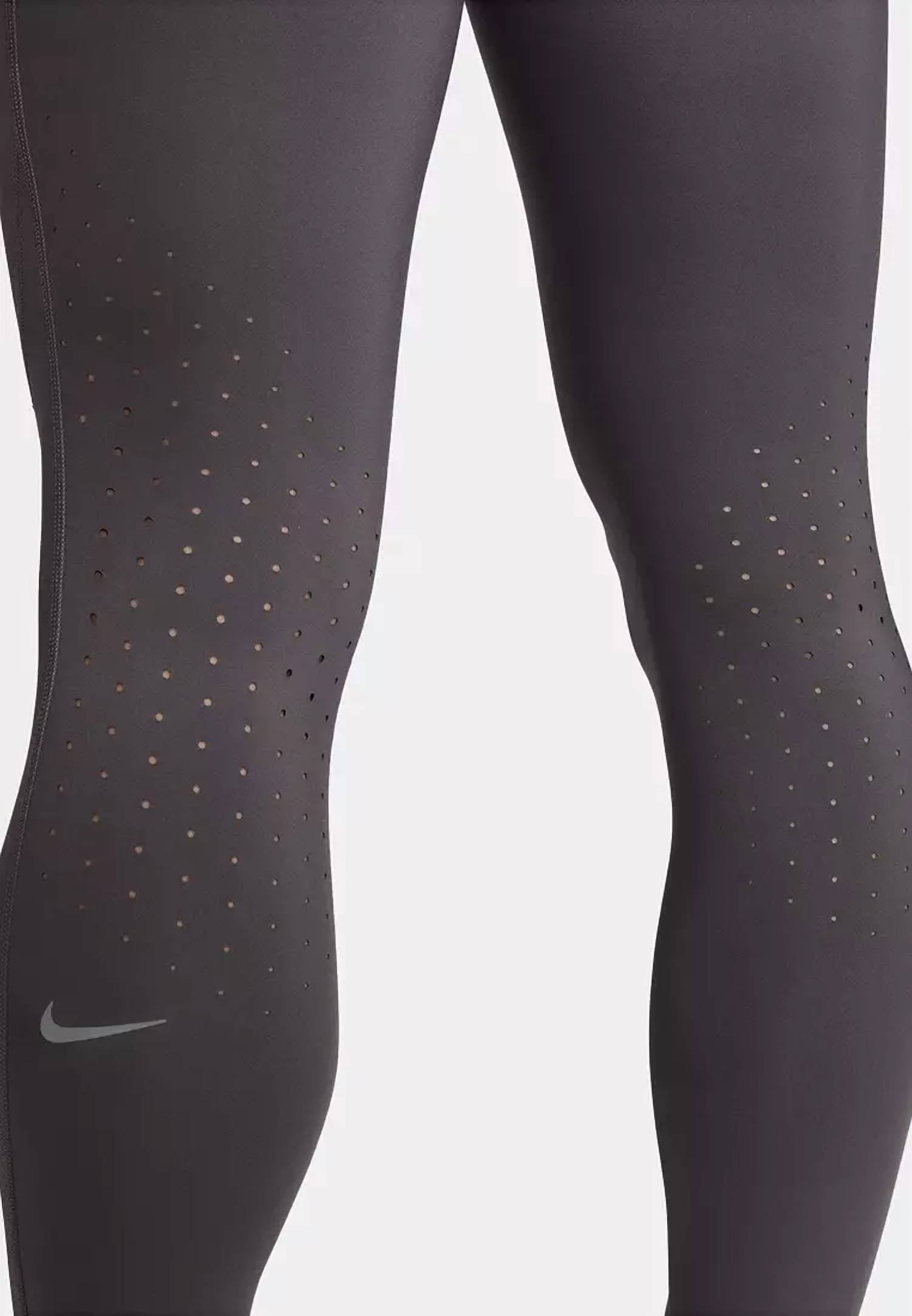 Swift High-Waisted 7/8 Running Leggings In Thunder Grey/reflective Silver