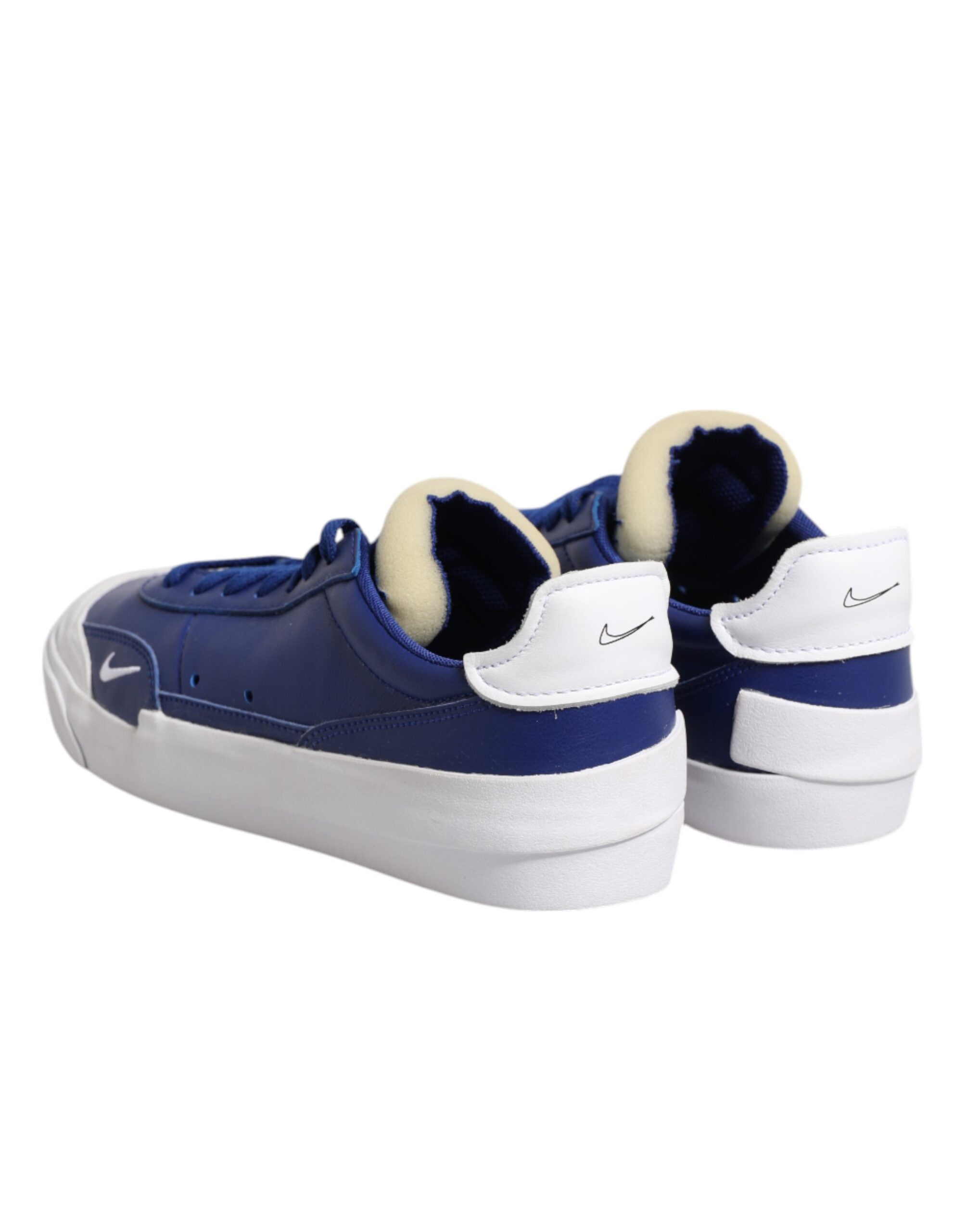 Nike blue Lace Up Low Top Drop-Type PRM Sneakers Men's Shoes