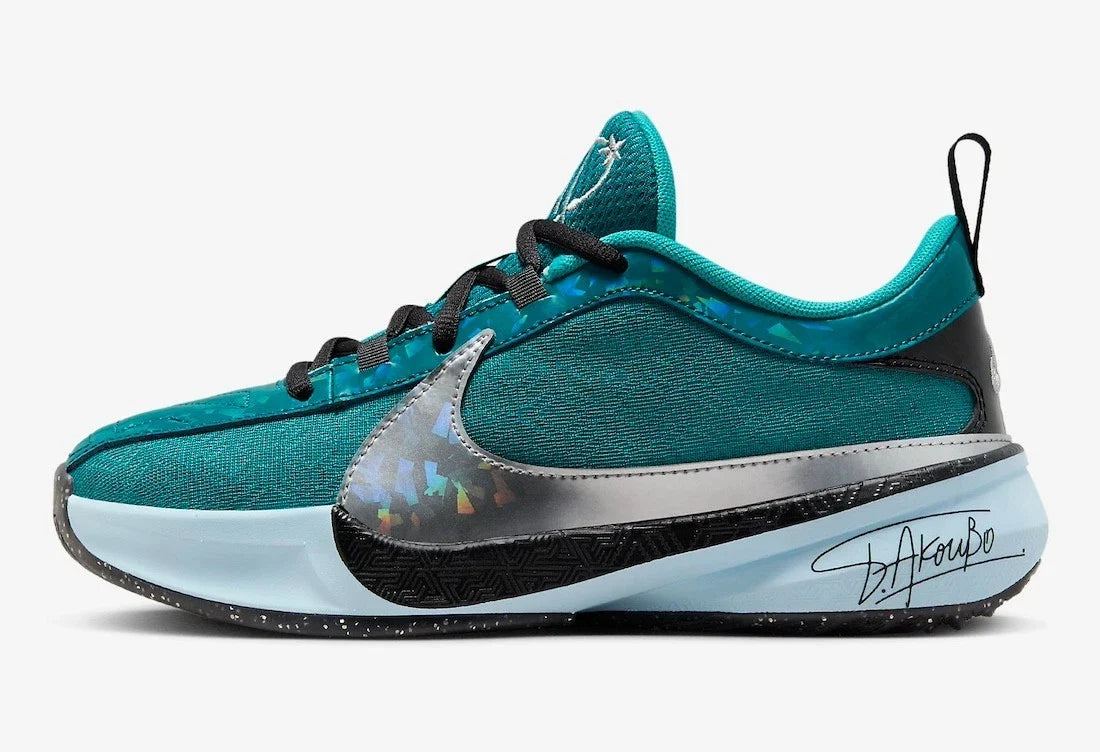 Youth Nike Zoom Freak FN1356- GS 'All-Star Youth Teal Basketball Shoes TF819