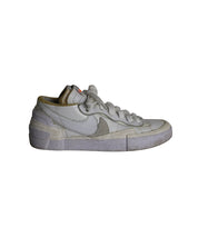 Nike x Sacai Blazer Low Sneakers in White Patent Leather