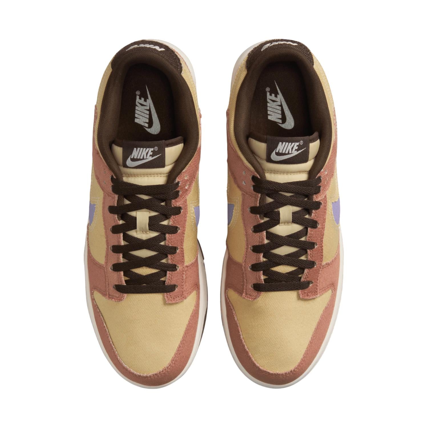 Men's Dunk Low Retro Se Juxtaposed In Dusted Clay/team Gold/baroque
