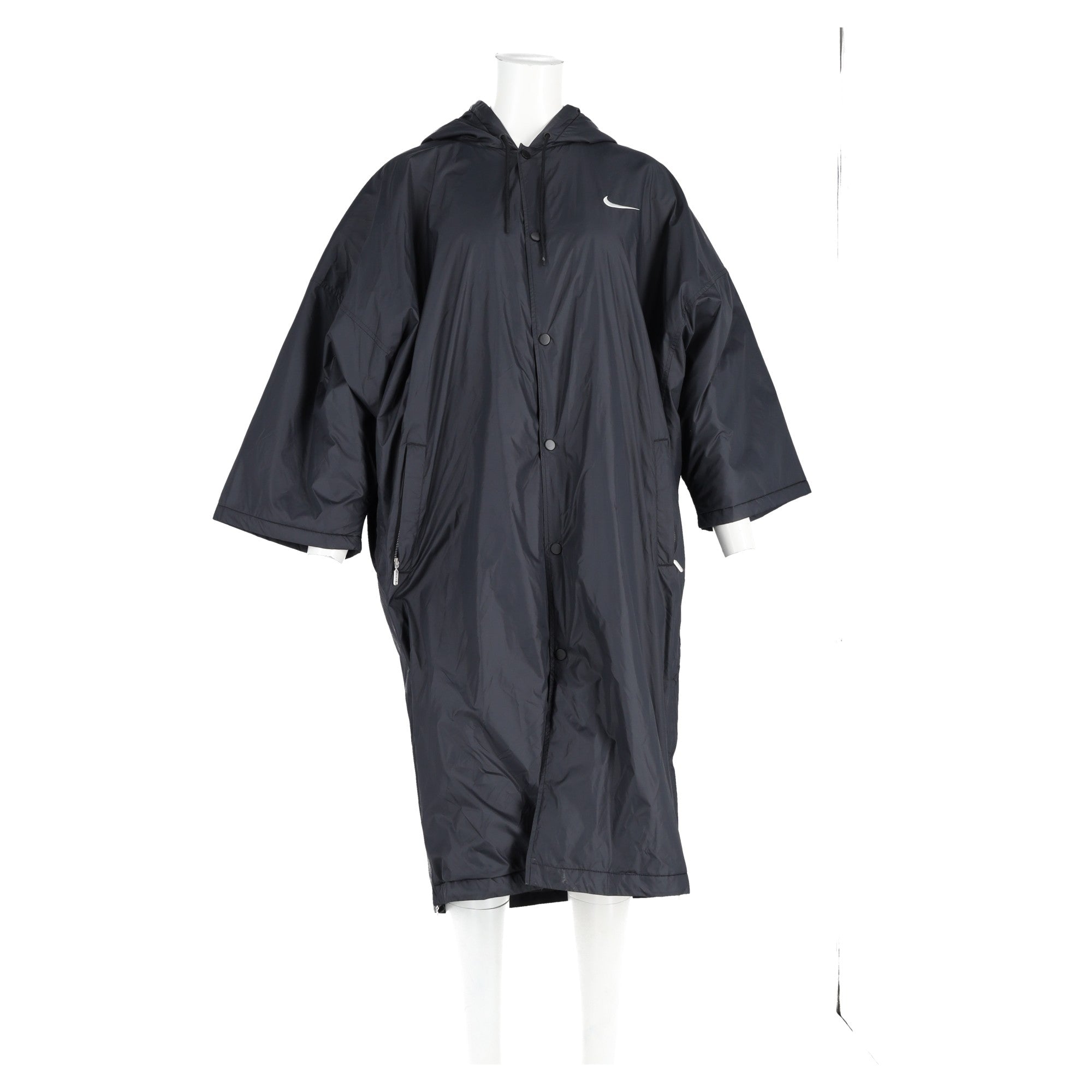 Nike x Fear of God Parka Coat in Black Nylon