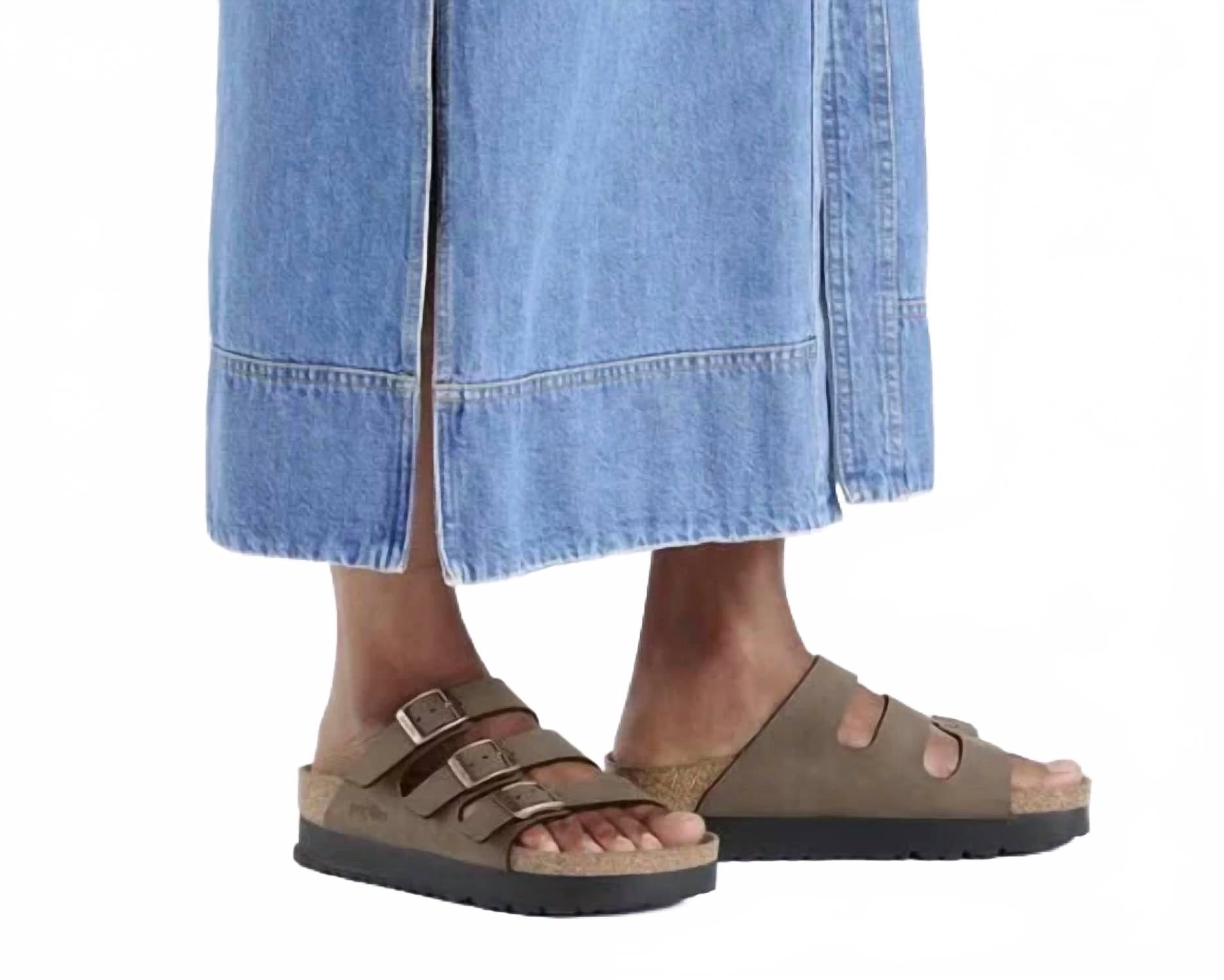 Women's Papillio Vegan Florida Flex Platform Sandals In Mocha
