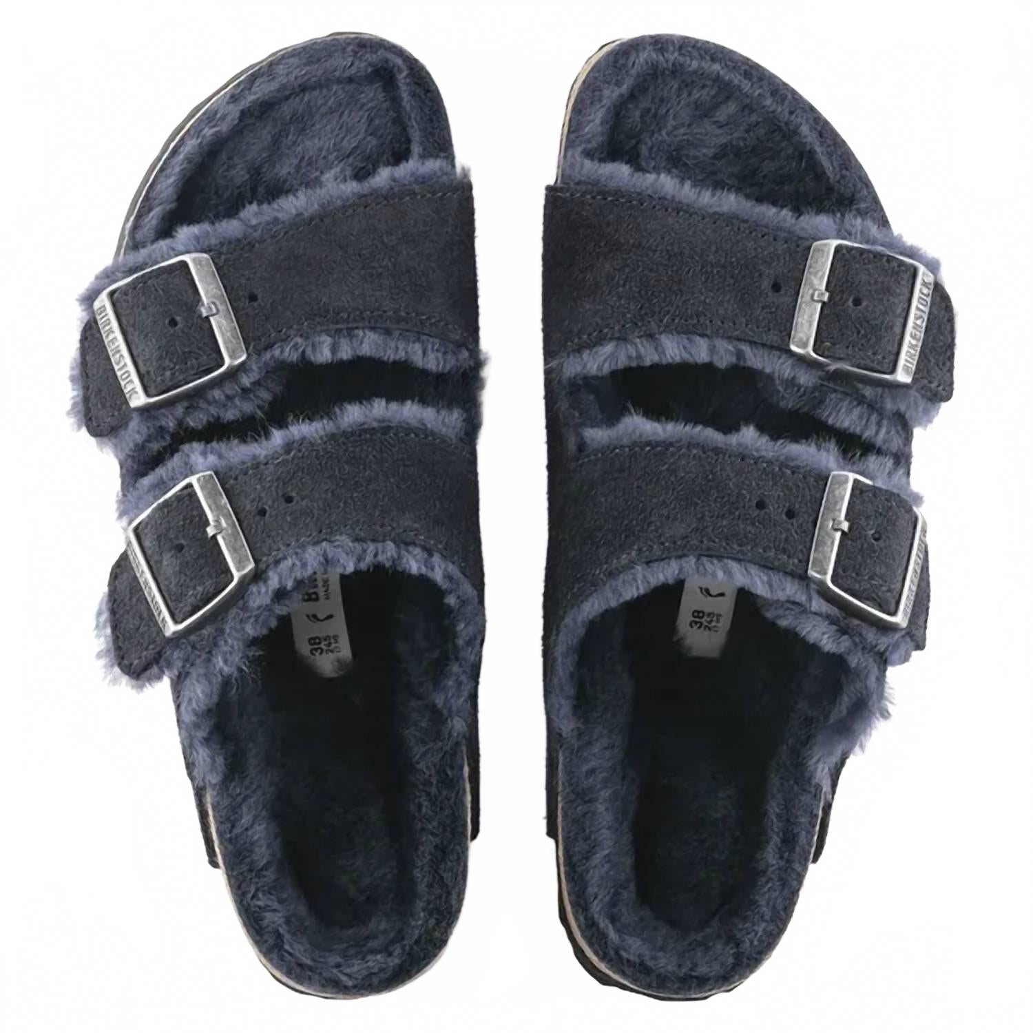 Unisex Arizona Shearling Sandal In Night