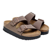 Women's Birkenstock Arizona PAP Flex Platform Mocca 1027417