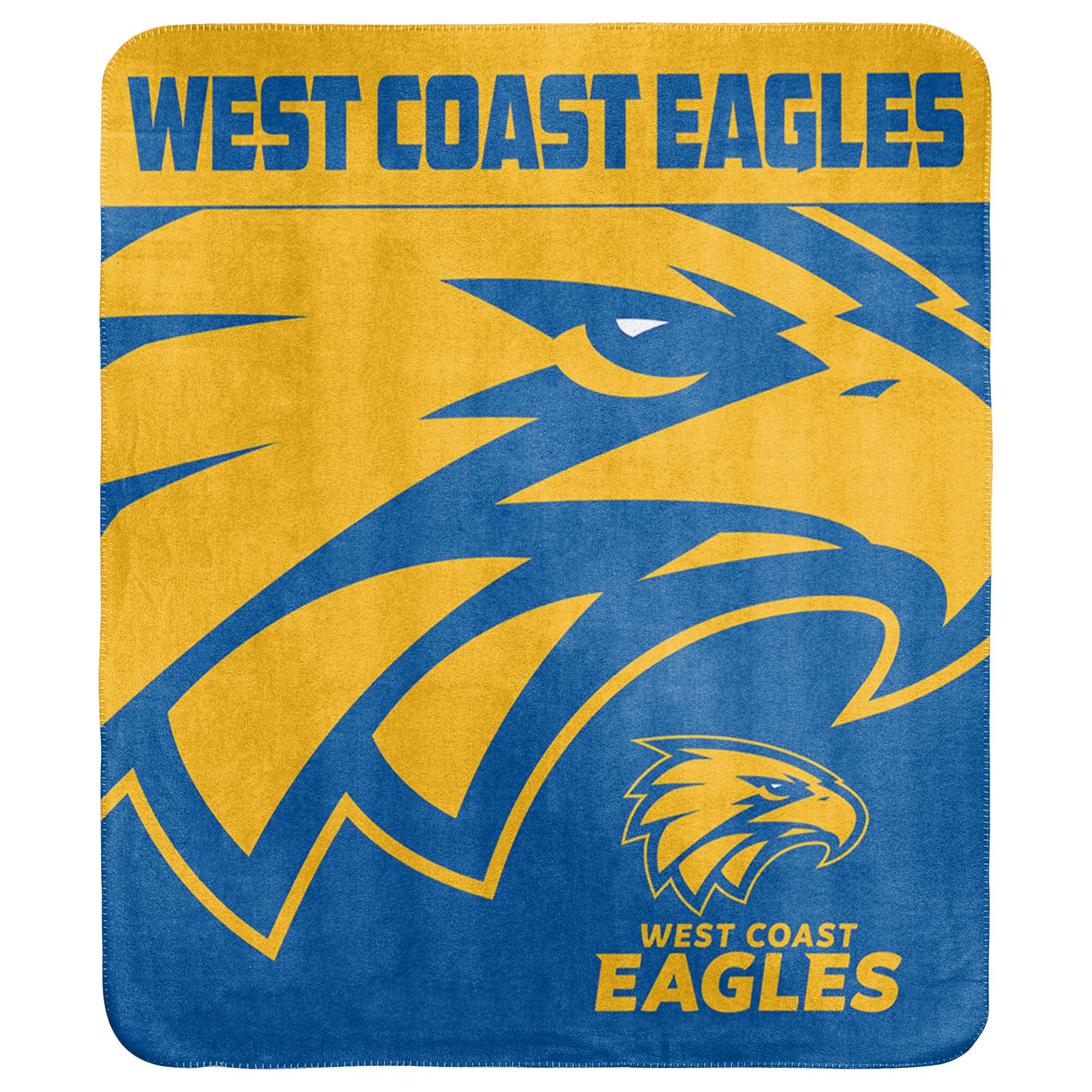 AFL - West Coast Eagles - Polar Fleece Throw Rug
