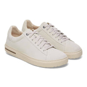 Women's Bend Suede Leather Sneaker In Antique White