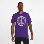 Men's Nike Mountainside JM Crew T-Shirt Purple/Multi Color CZ0400-547