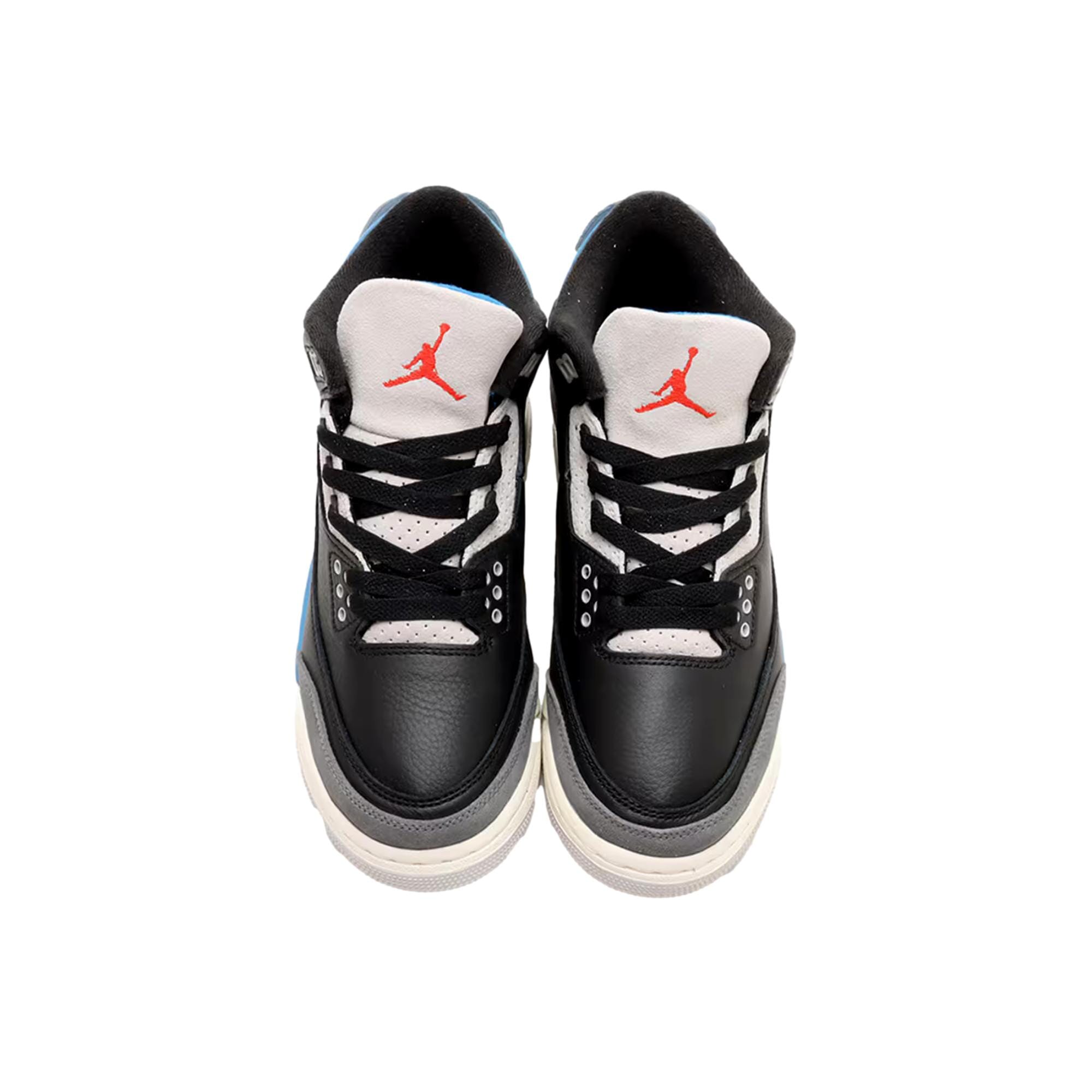 Grade-School Nike Air Jordan 3 Retro OG Black / Chile Red - Neutral Grey IB8968-004